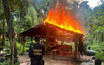 Operação desmobiliza garimpo na Terra Indígena Trincheira Bacajá, no Pará