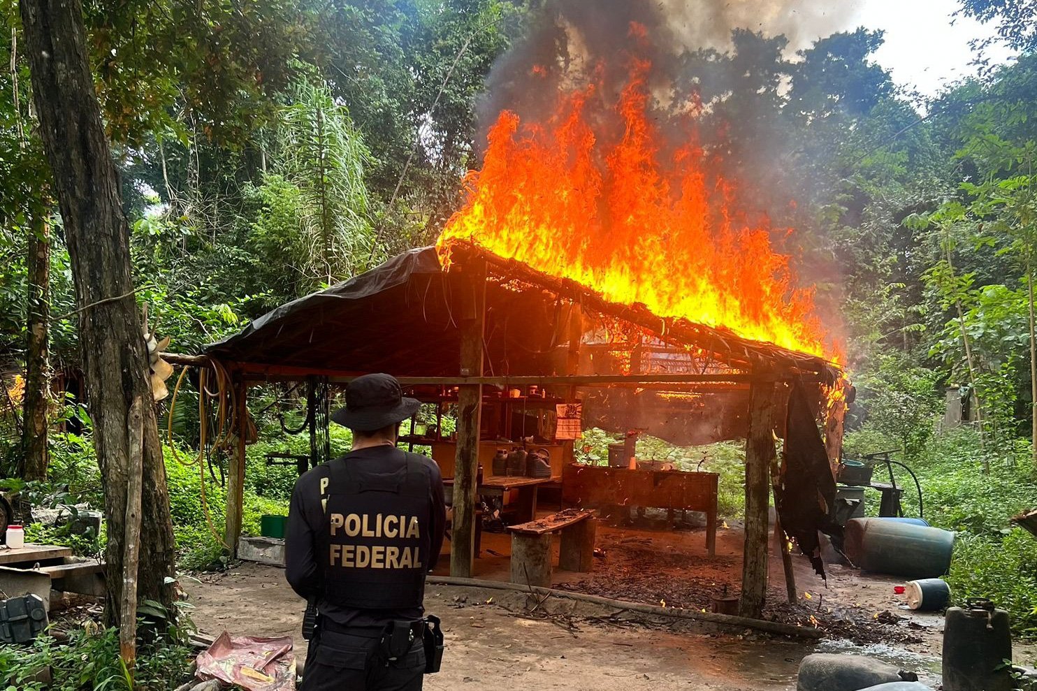 Operação desmobiliza garimpo na Terra Indígena Trincheira Bacajá, no Pará