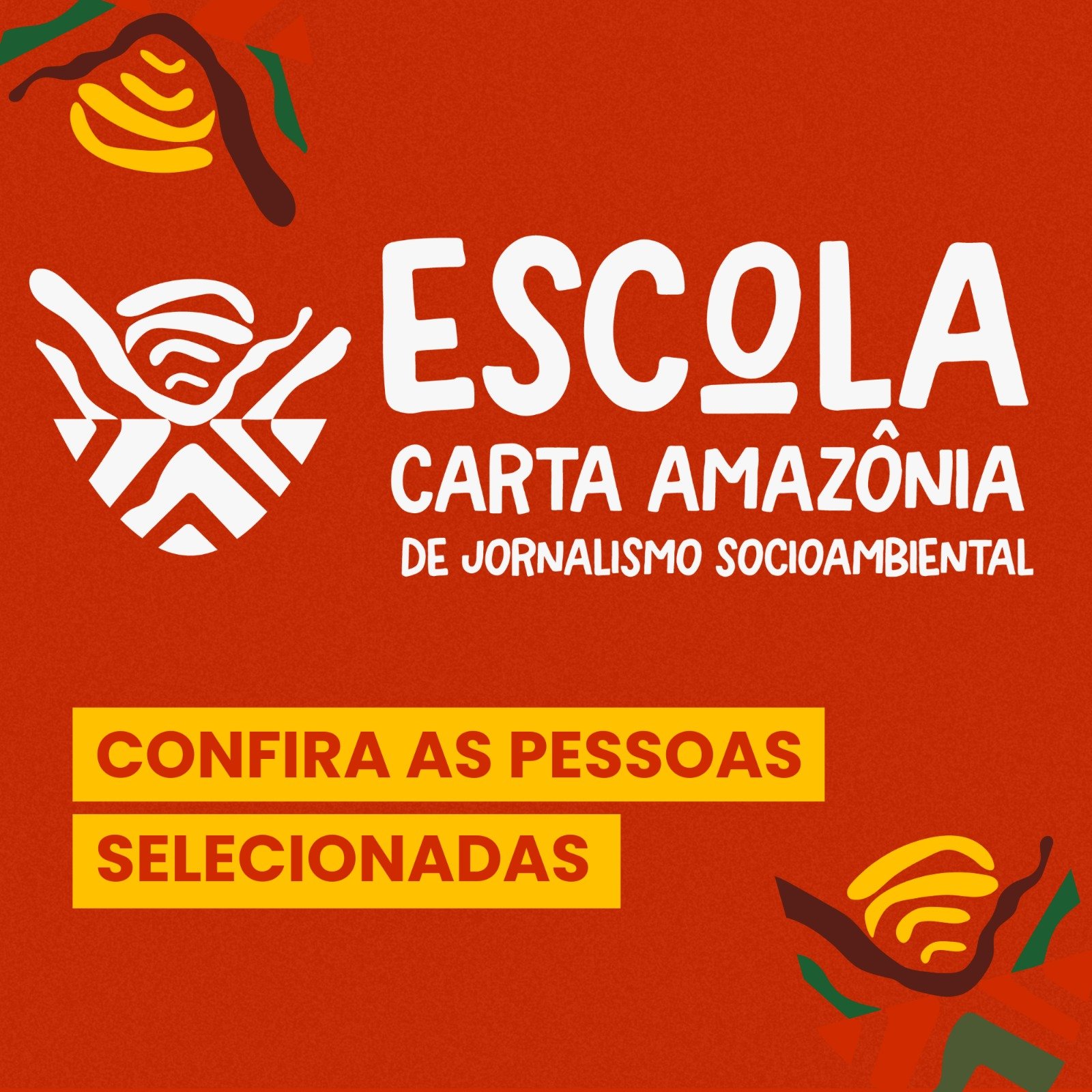 Resultado de selecionados para a Escola Carta Amazônia
