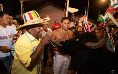 Mestre Damasceno celebra o Búfalo-Bumbá no Marajó