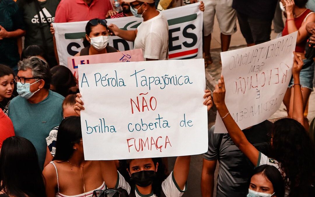 Marcha pelo Clima em Santarém denuncia os impactos da crise climática na região