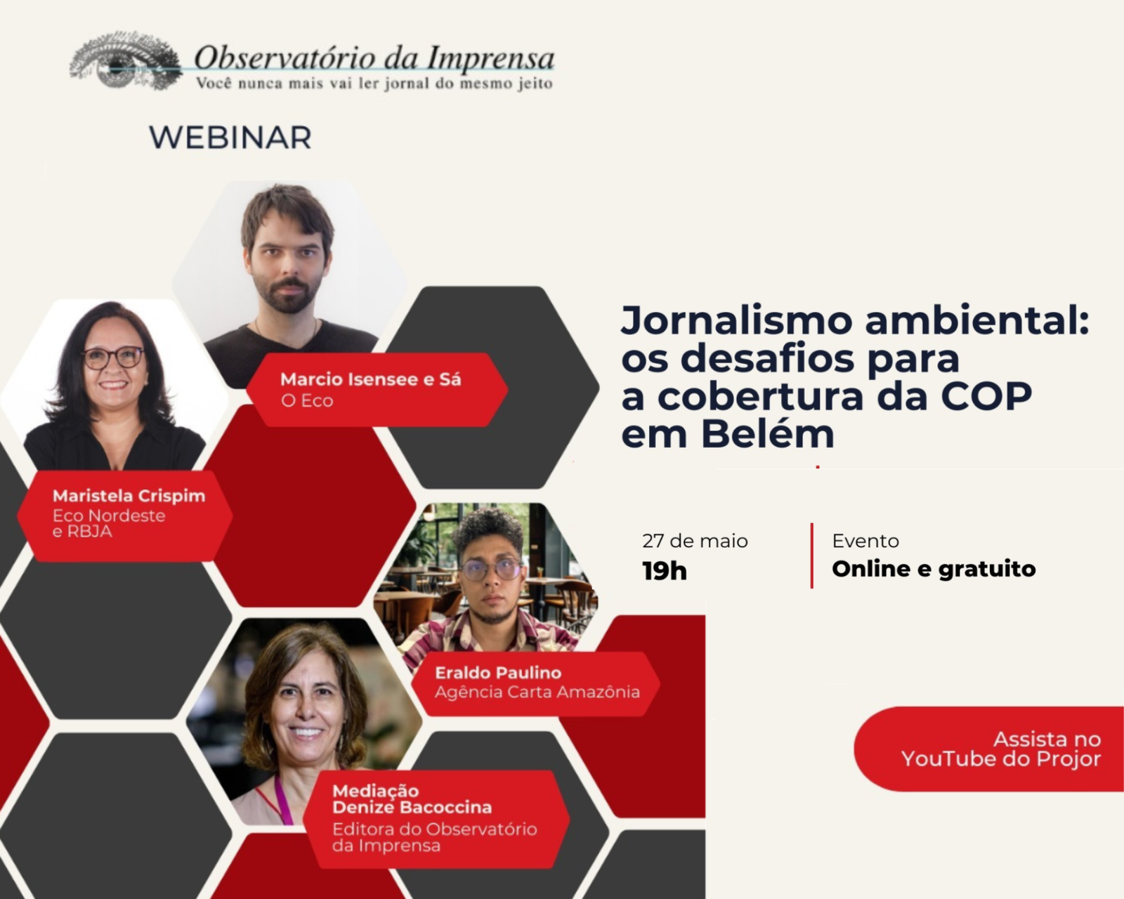 Carta Amazônia participa de debate sobre a cobertura jornalística da COP30