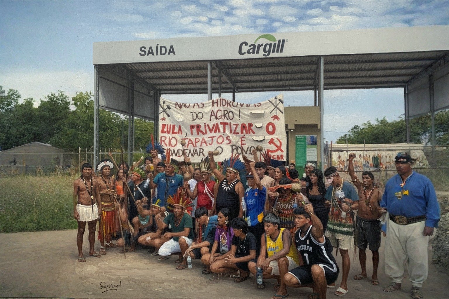 Indígenas do Baixo Tapajós ocupam terminal da Cargill e denunciam ameaça ao rio e as comunidades tradicionais da região