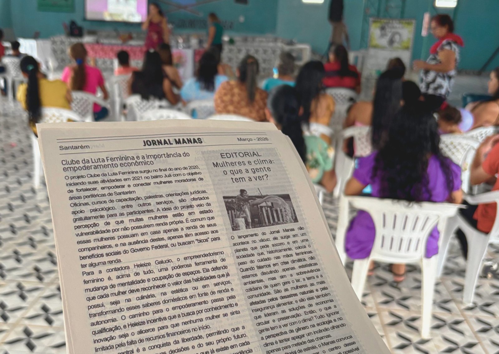 Manas: projeto lança jornal para fortalecer a comunicação comunitária entre mulheres do oeste do Pará